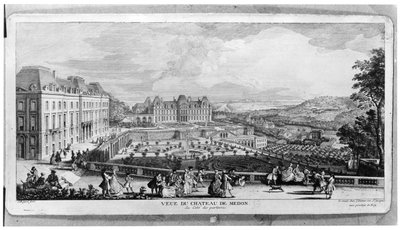 Vue du Château de Meudon - Jacques Rigaud